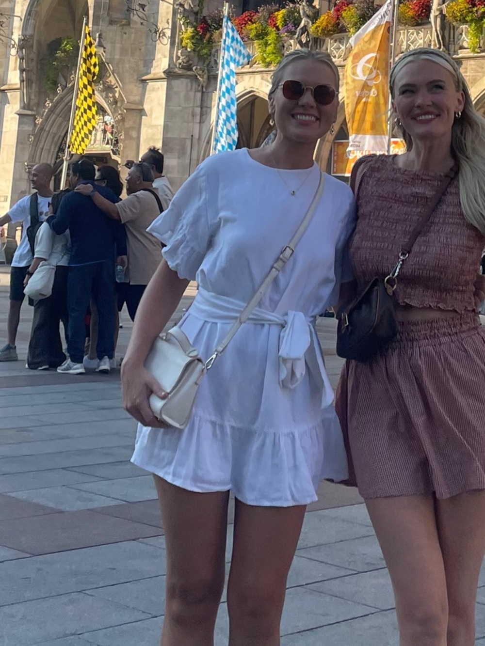 Urban outfitters White Ruffle Sleeve Linen Dress